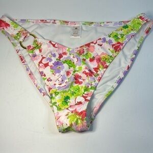 Floral bikini bottom size large (new without tag)